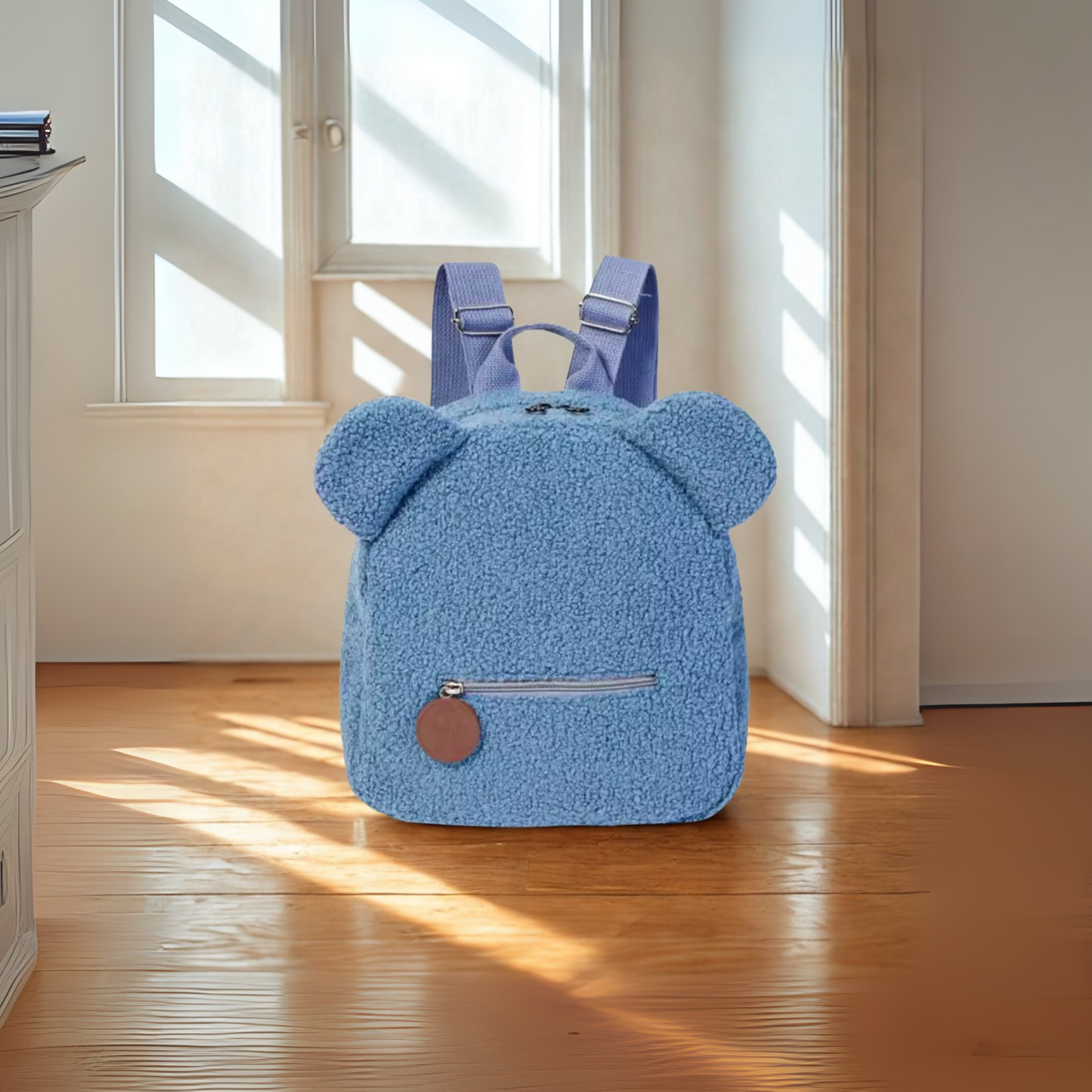 Mini Sac à Dos Teddy Doux en Sherpa