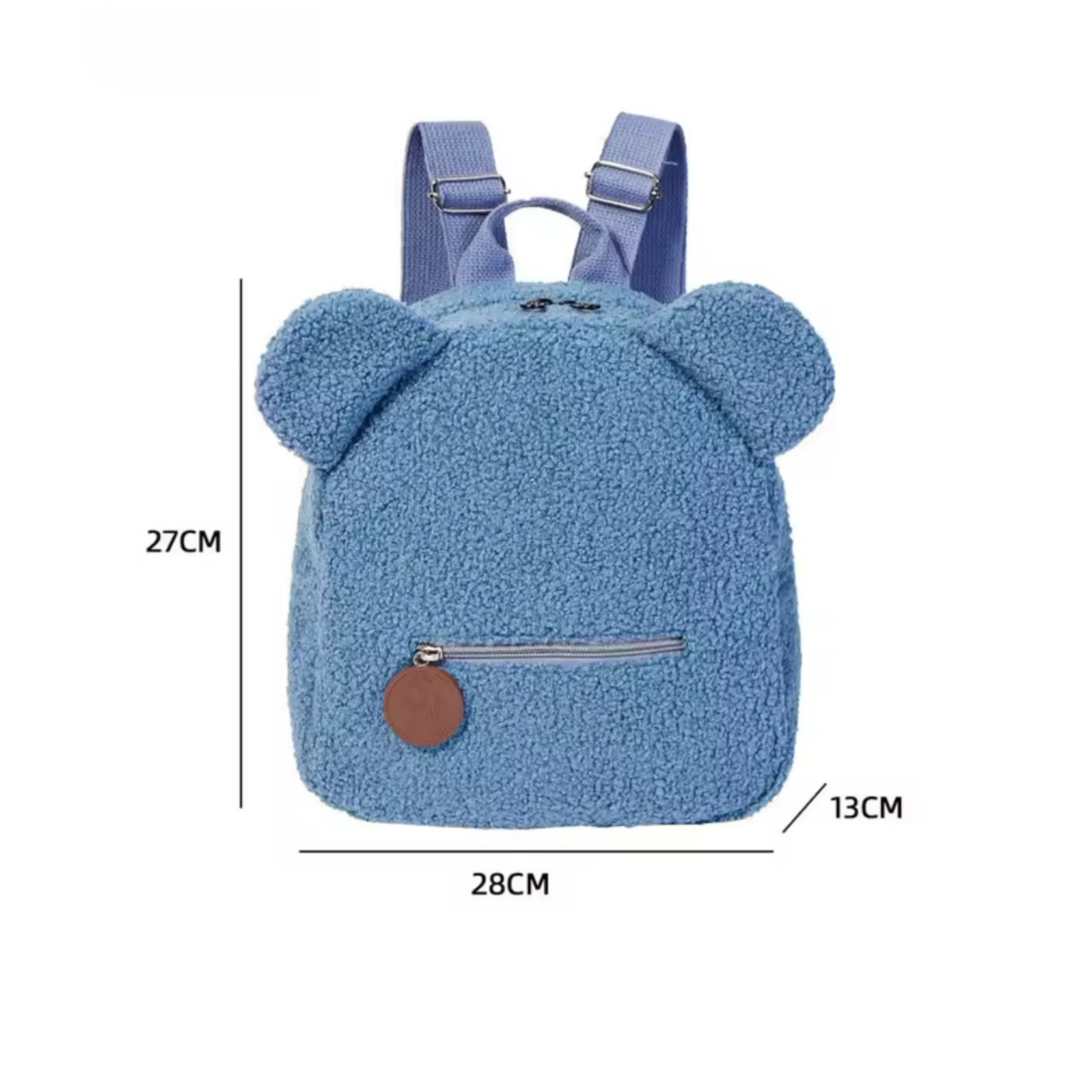Mini Sac à Dos Teddy Doux en Sherpa