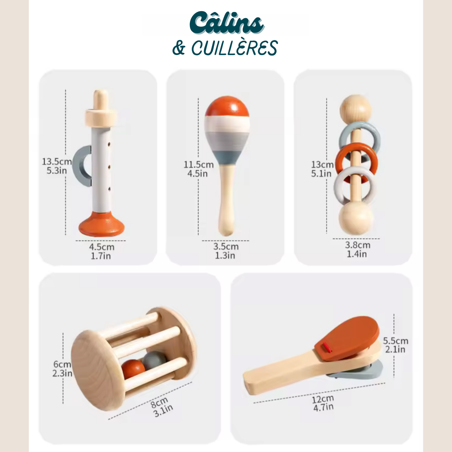 Kit d'Éveil Musical en Bois