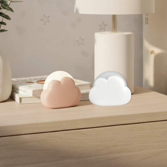 Lot de 2 Veilleuses Nuage LED - (Rose Poudré & Blanc) Shipping Revolution
