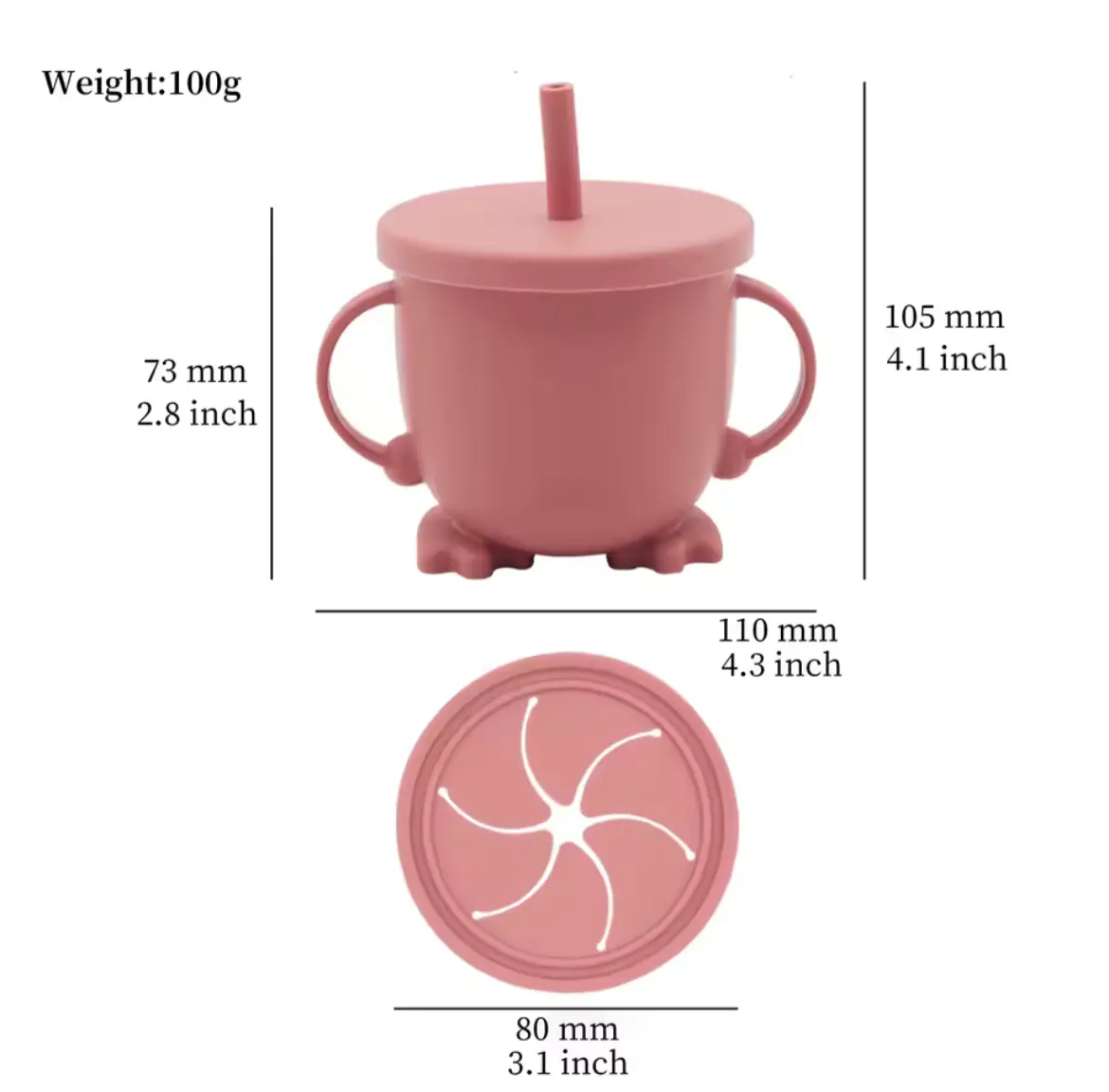 Tasse d'Apprentissage en Silicone Shipping Revolution