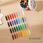 Crayons de Cire Naturelle Ergonomiques