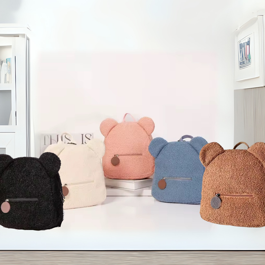 Mini Sac à Dos Teddy Doux en Sherpa