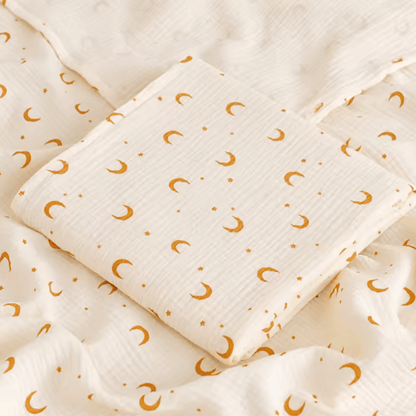 Lange Bébé Mousseline Coton Bio 80x80 cm - Douceur et Motifs Tendance