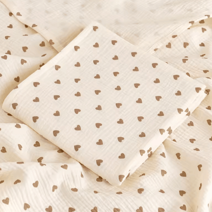 Lange Bébé Mousseline Coton Bio 80x80 cm - Douceur et Motifs Tendance