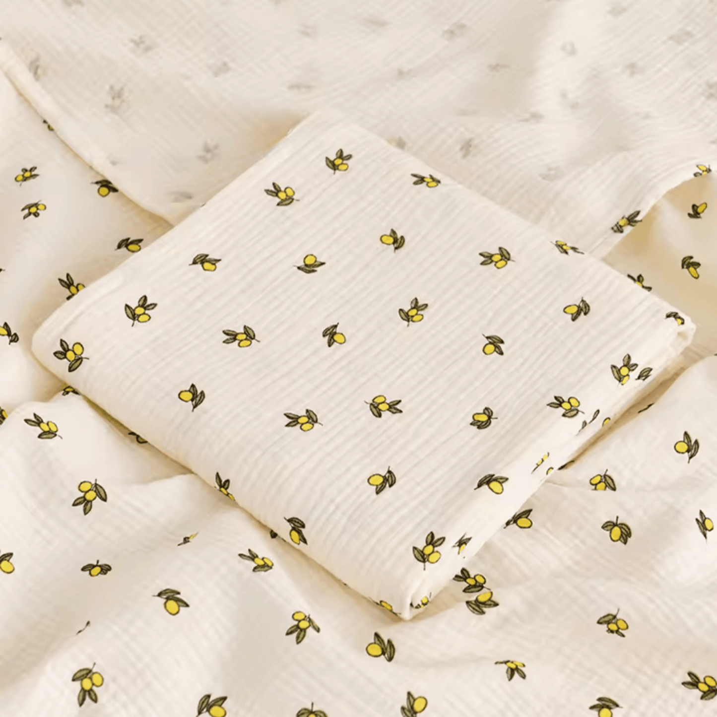 Lange Bébé Mousseline Coton Bio 80x80 cm - Douceur et Motifs Tendance