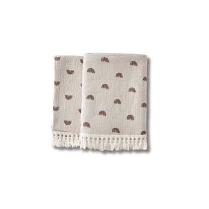 Couverture Mousseline de Coton 120x100cm/80x65cm– Collection Minimaliste