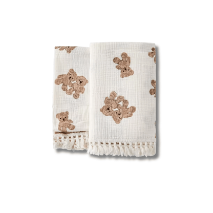 Couverture Mousseline de Coton 120x100cm/80x65cm– Collection Minimaliste