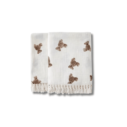 Couverture Mousseline de Coton 120x100cm/80x65cm– Collection Minimaliste