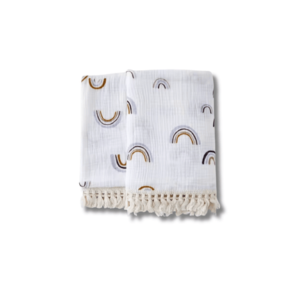 Couverture Mousseline de Coton 120x100cm/80x65cm– Collection Minimaliste