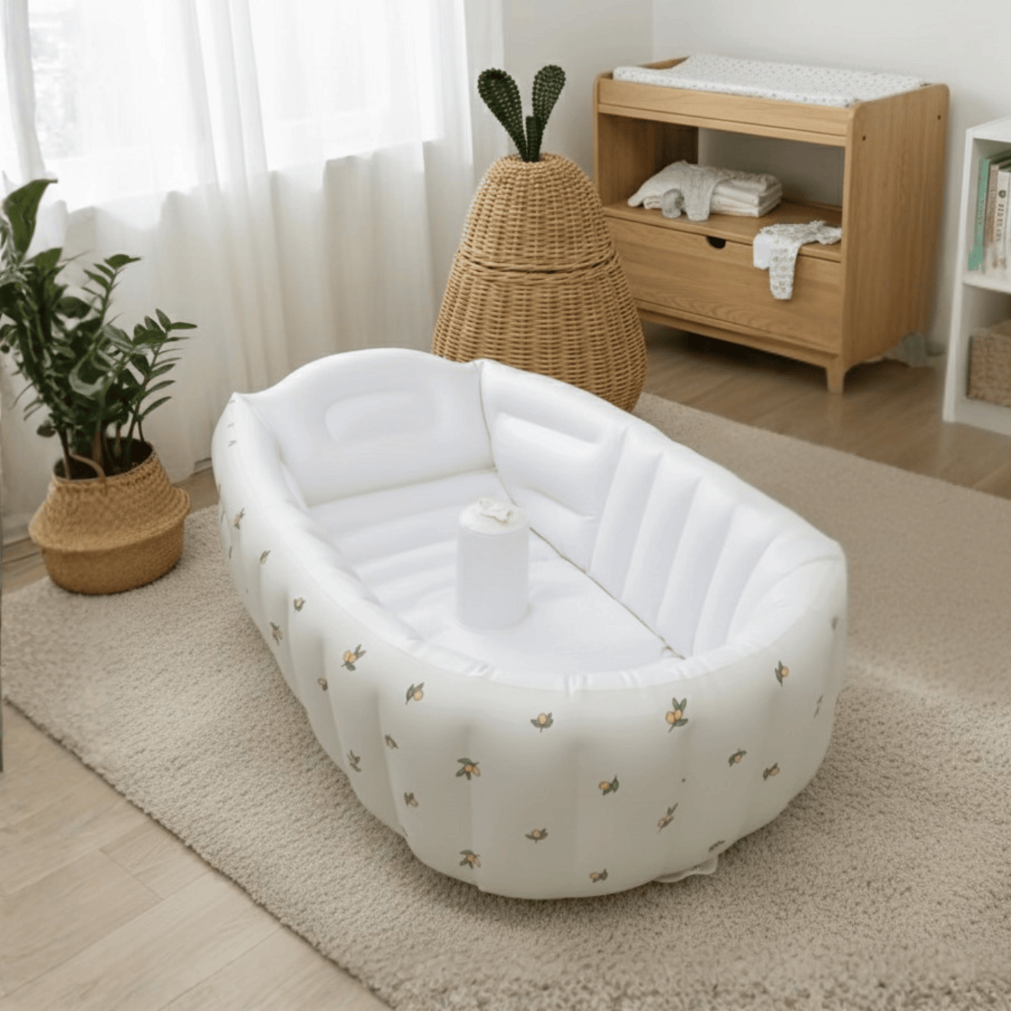 Baignoire Gonflable Bébé Pliable & Portable – Idéale Voyage & Maison