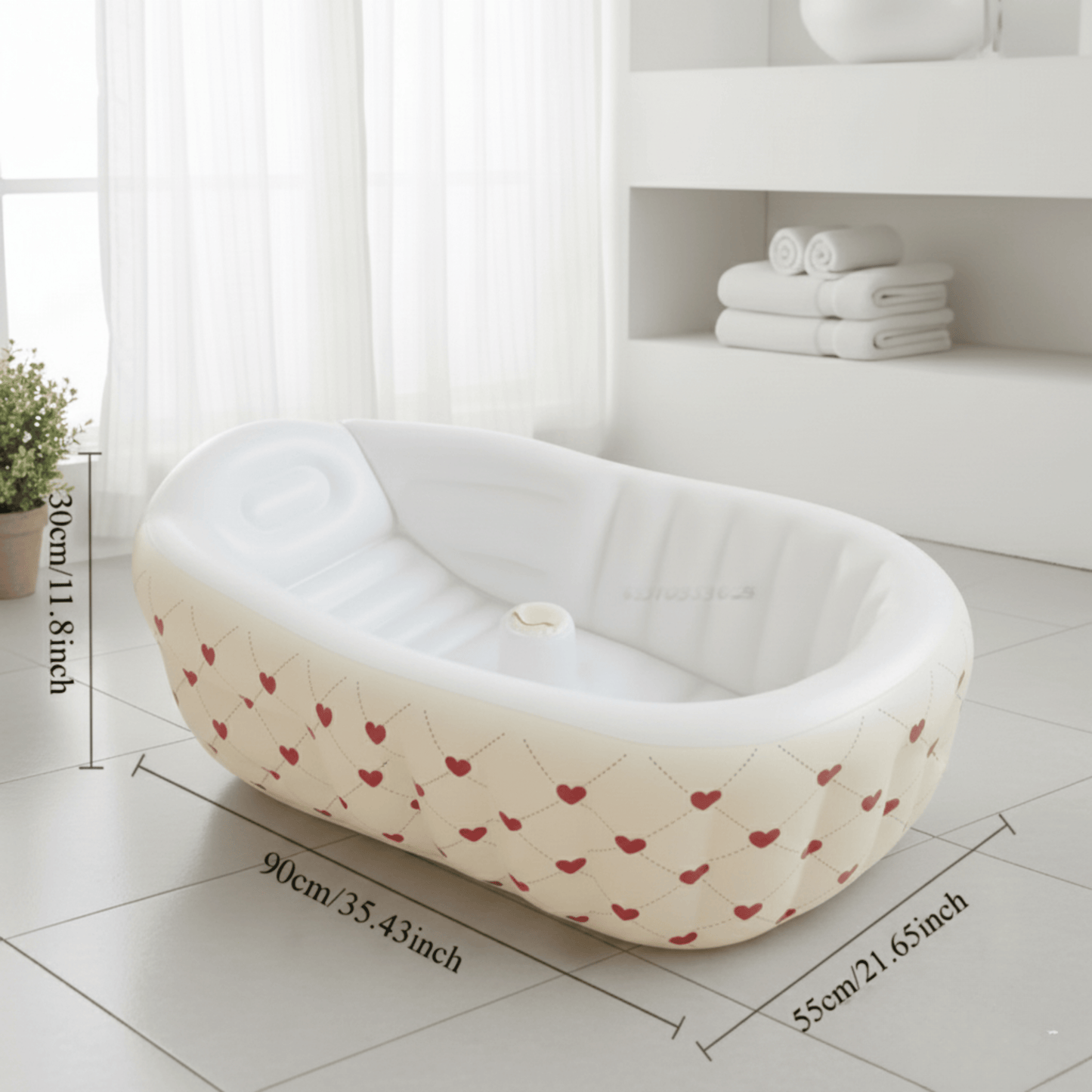 Baignoire Gonflable Bébé Pliable & Portable – Idéale Voyage & Maison
