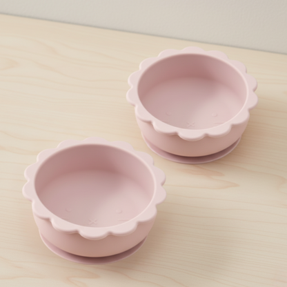 Lot de 2 Bols en Silicone à Ventouse